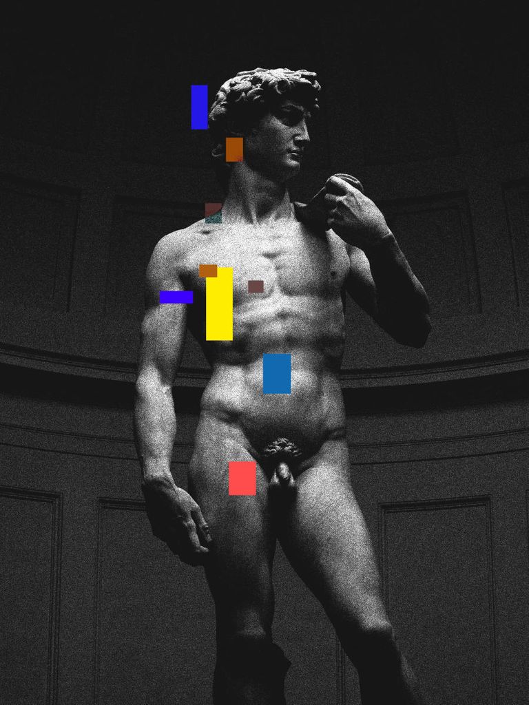 Plakat - David Sculpture 30x40 - Dear Sam