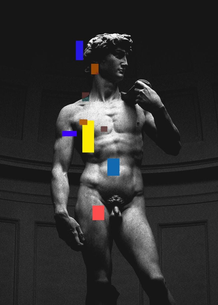 Plakat - David Sculpture 50x70 - Dear Sam