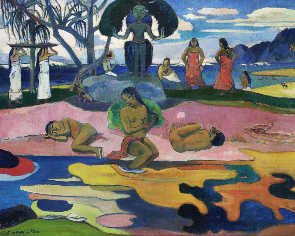 Poster - Day Of The God By Gauguin 50x40 - Dear Sam