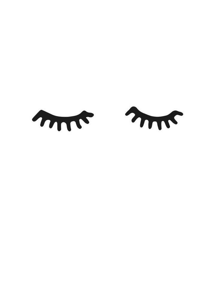 Plakat - Eyelashes 50x70 - Dear Sam