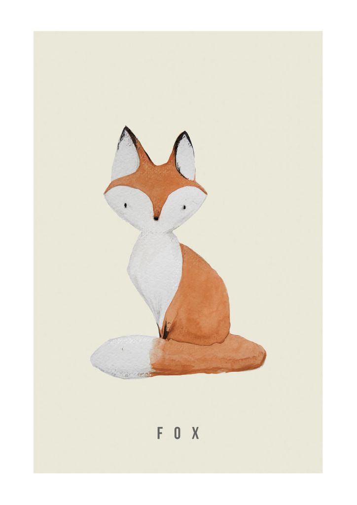 Poster - Fiery Fox 21x30 - Dear Sam