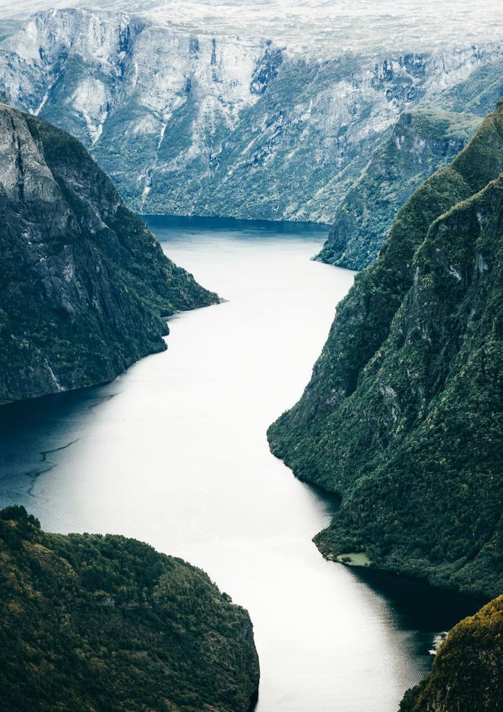 Poster - Fjord Valley 21x30 - Dear Sam