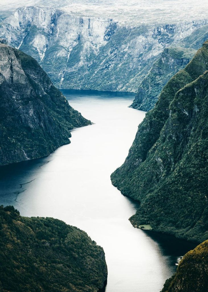 Poster - Fjord Valley 50x70 - Dear Sam