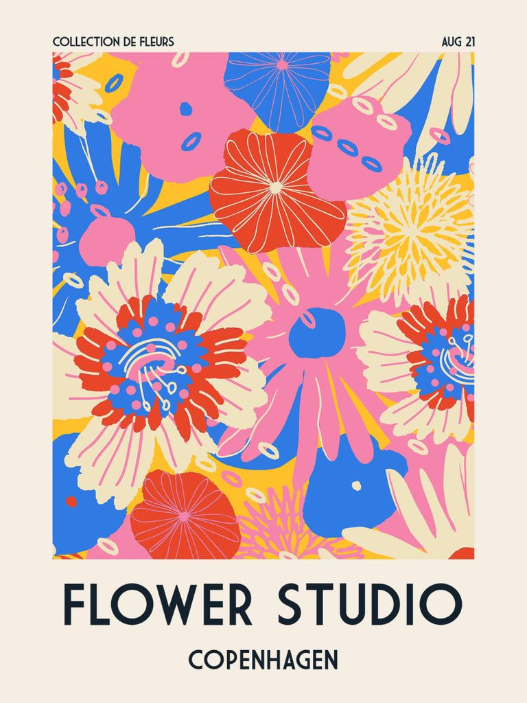 Poster - Flower Studio Copenhagen 30x40 - Dear Sam