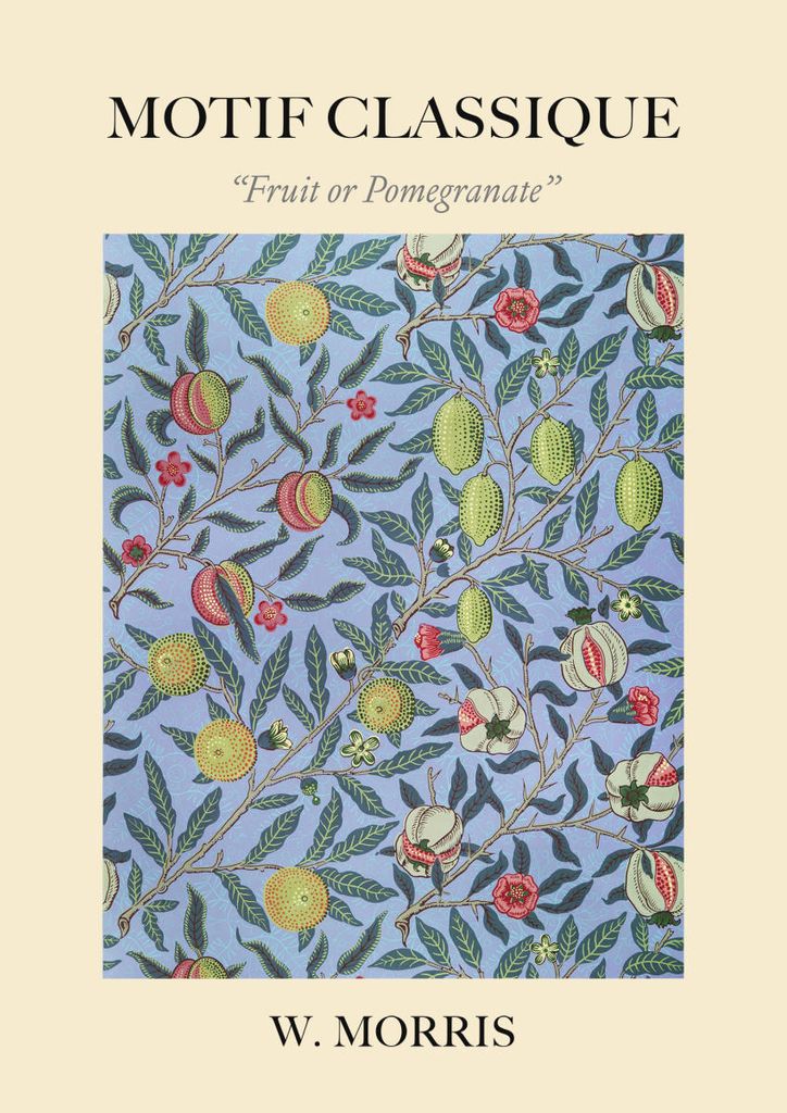 Plakat - Fruit Or Pomegranate By William Morris 21x30 - Dear Sam