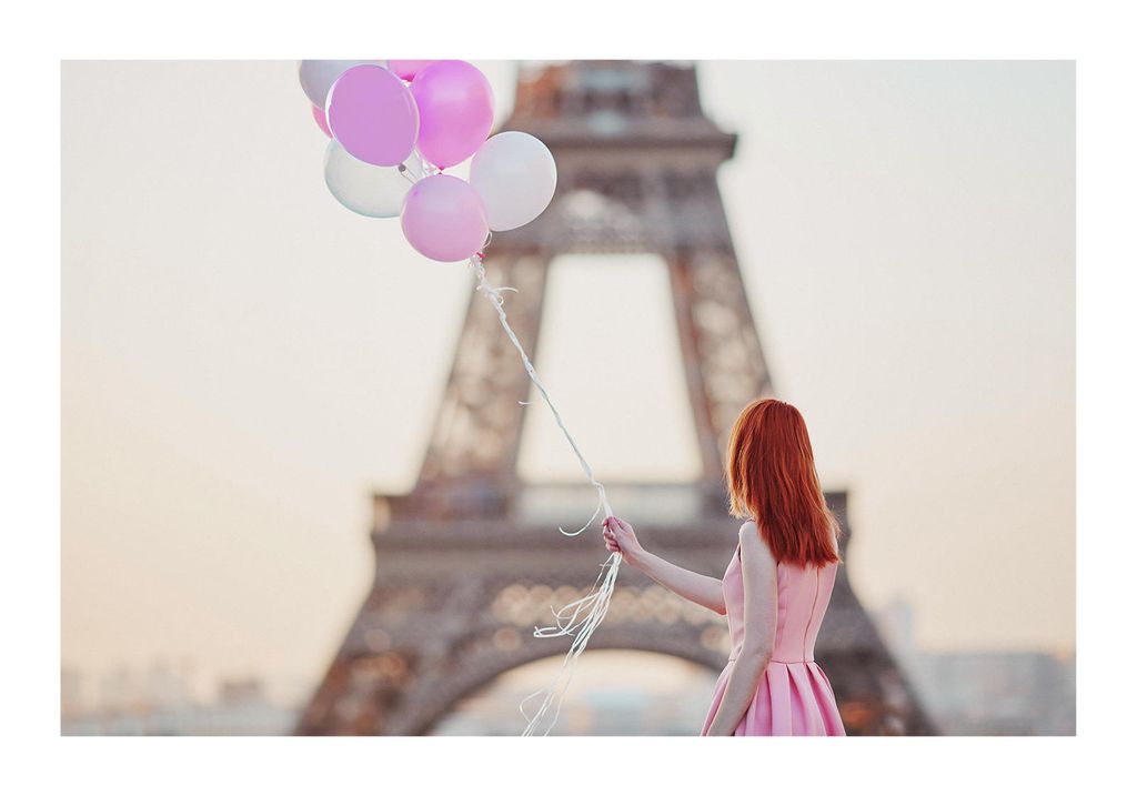 Poster - Girl With Baloons 100x70 - Dear Sam