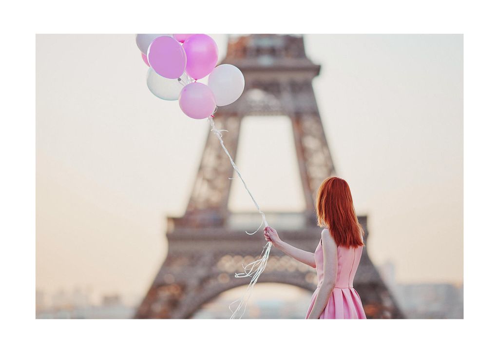Poster - Girl With Baloons 30x21 - Dear Sam