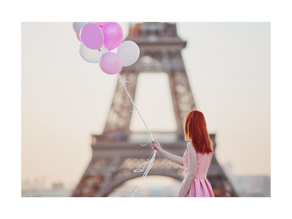 Poster - Girl With Baloons 40x30 - Dear Sam