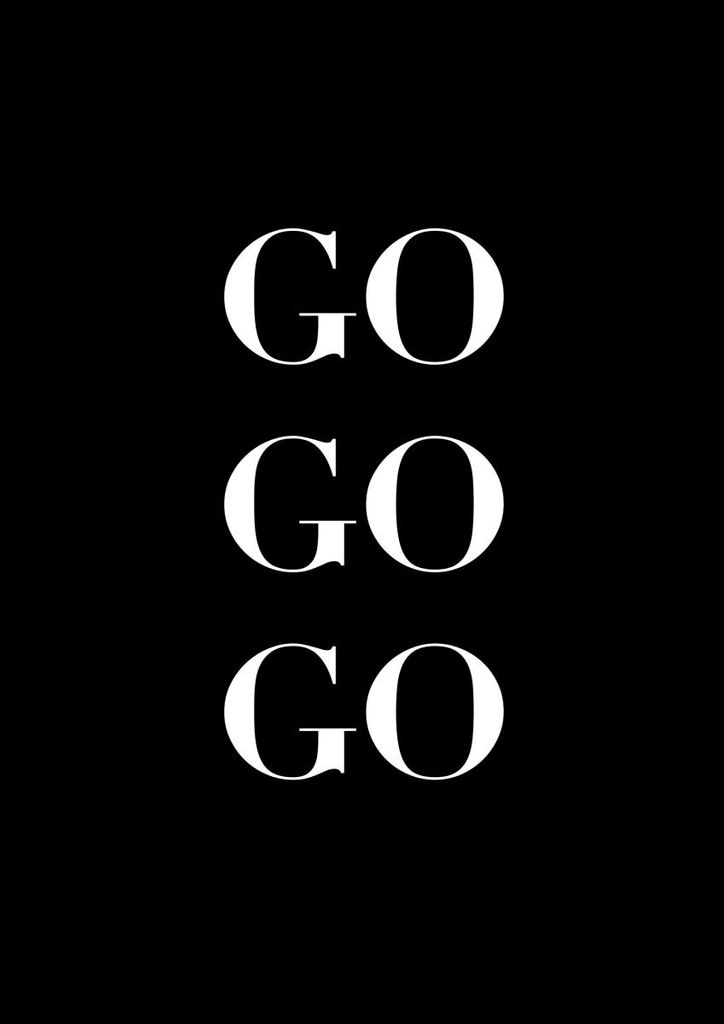 Plakat - Go Go Go 21x30 - Dear Sam