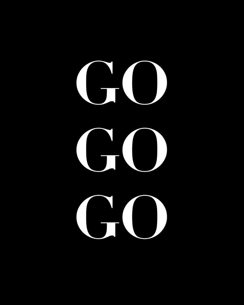 Plakat - Go Go Go 40x50 - Dear Sam