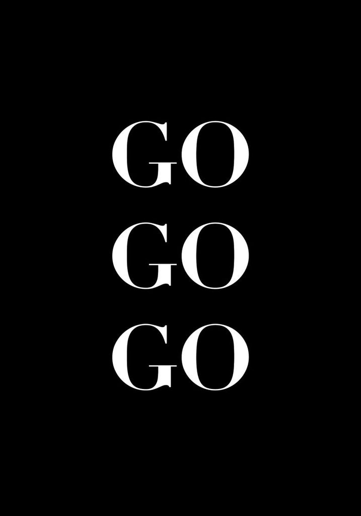 Plakat - Go Go Go 70x100 - Dear Sam