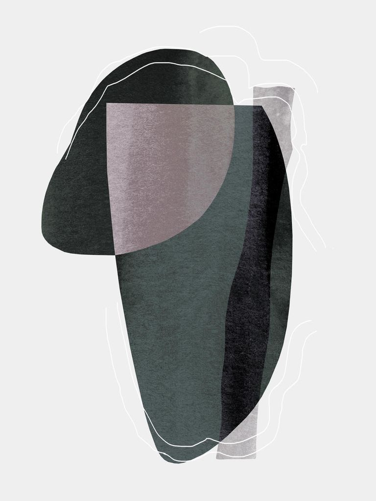 Poster - Green Neutral Stones 30x40 - Dear Sam