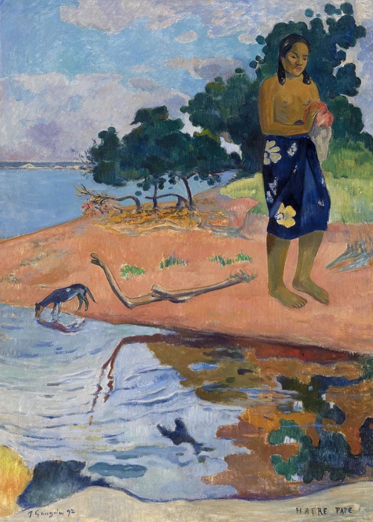 Poster - Haere Pape By Gauguin 50x70 - Dear Sam