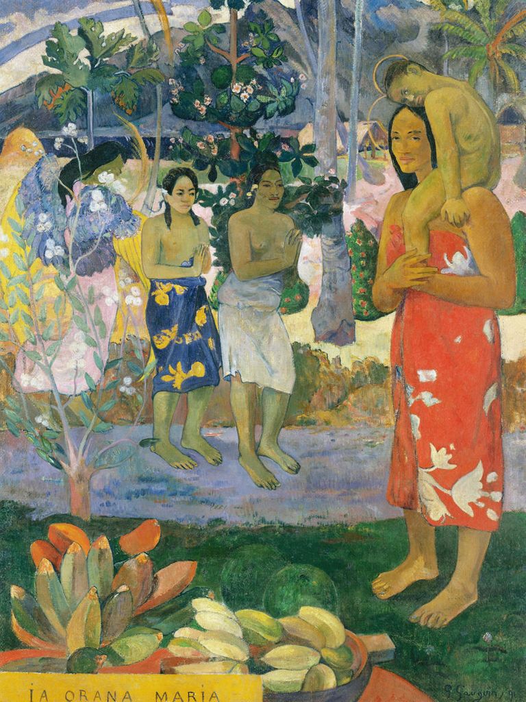Poster - Hail Mary By Gauguin 30x40 - Dear Sam