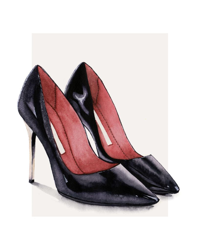 Poster - Heels Watercolor 40x50 - Dear Sam