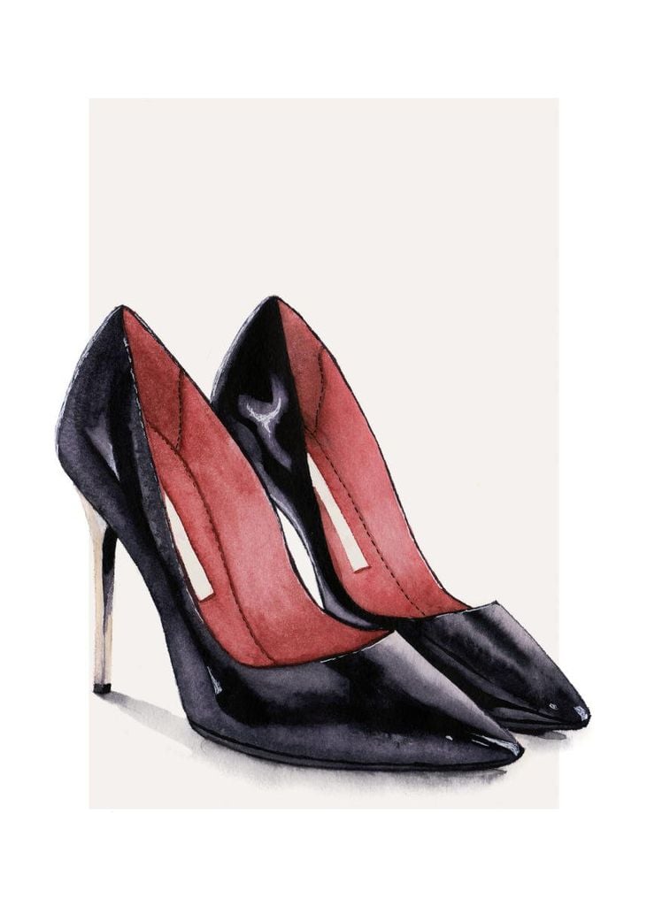 Poster - Heels Watercolor 50x70 - Dear Sam