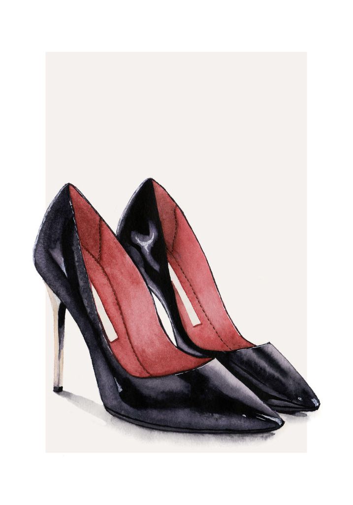 Poster - Heels Watercolor 70x100 - Dear Sam