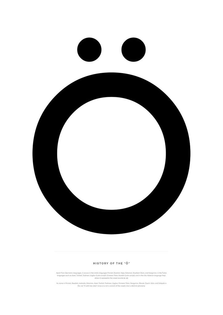 Poster - History Of The ö 21x30 - Dear Sam