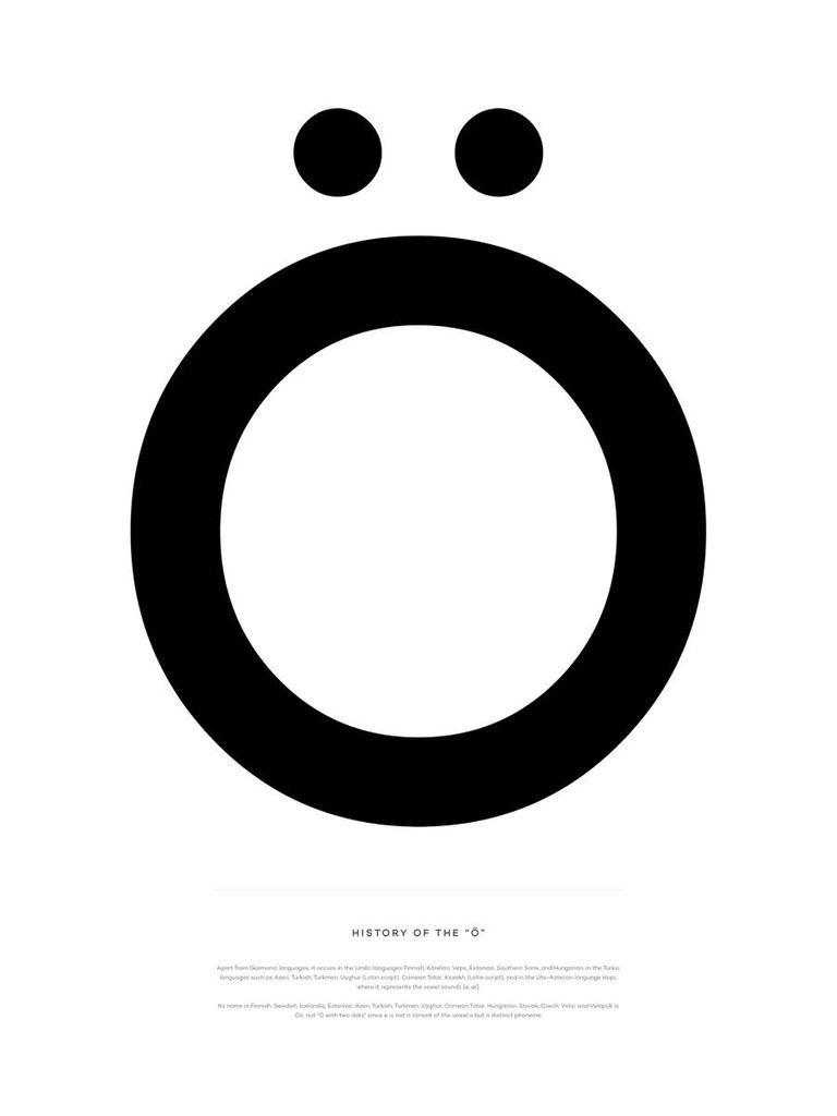 Poster - History Of The ö 30x40 - Dear Sam