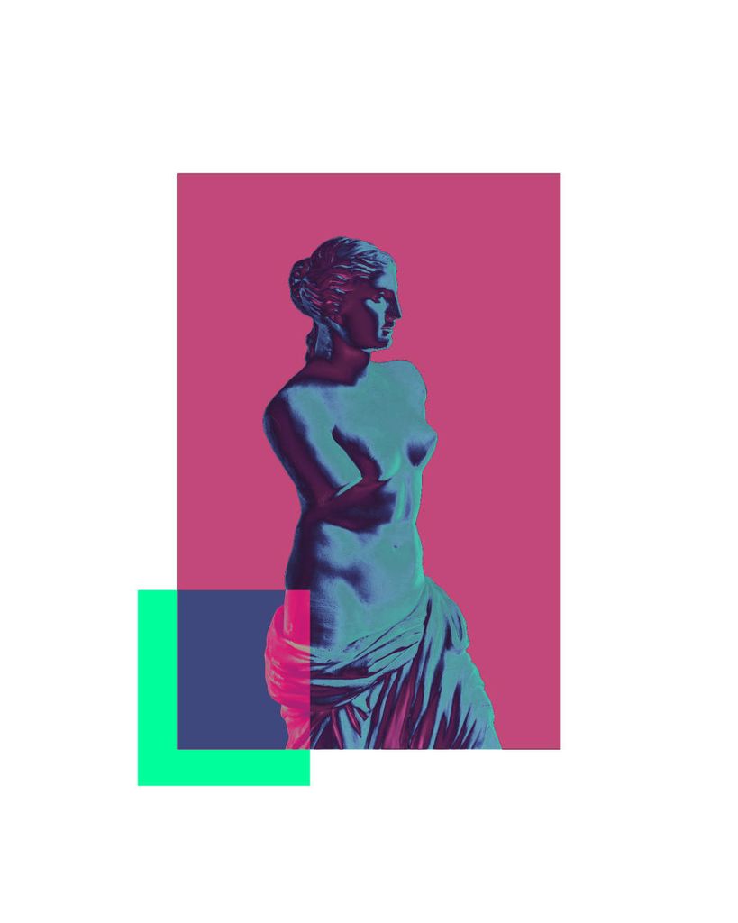 Poster - Inverted Venus De Milo 40x50 - Dear Sam