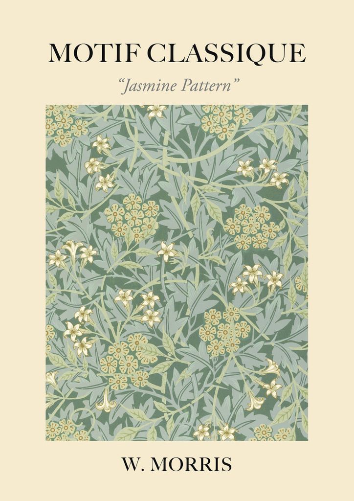 Poster - Jasmine Pattern By William Morris 21x30 - Dear Sam
