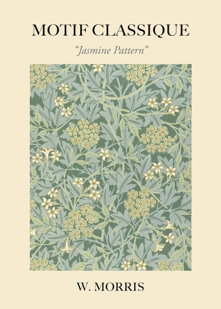 Poster - Jasmine Pattern By William Morris 50x70 - Dear Sam