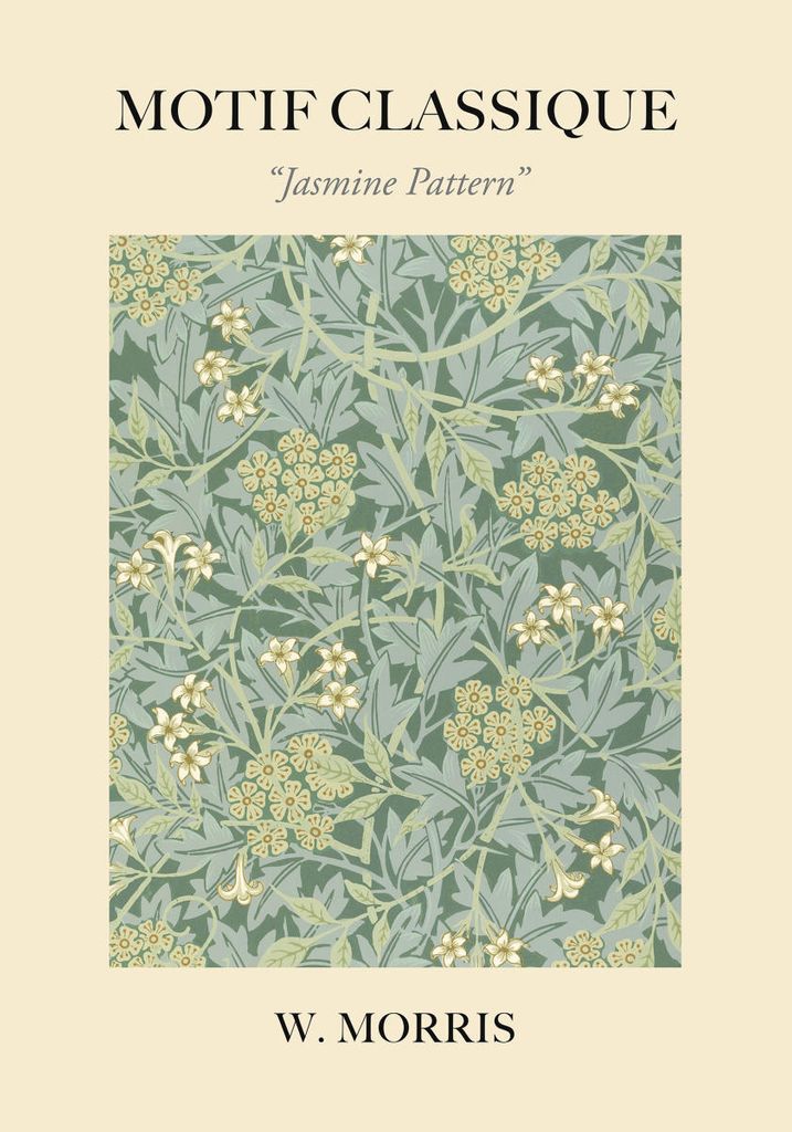 Poster - Jasmine Pattern By William Morris 70x100 - Dear Sam