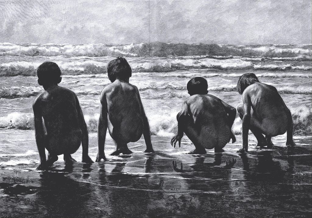 Poster - Kids On The Beach 100x70 - Dear Sam