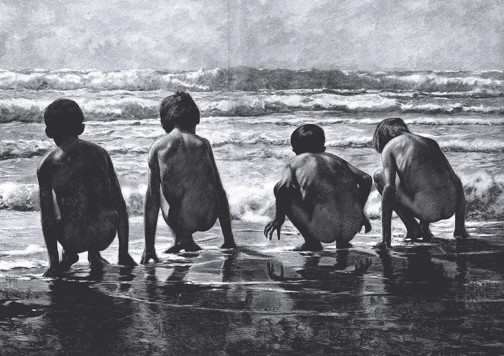 Poster - Kids On The Beach 30x21 - Dear Sam