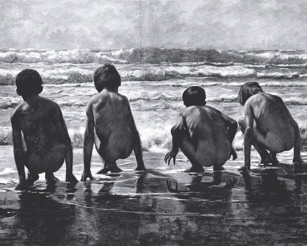 Poster - Kids On The Beach 50x40 - Dear Sam