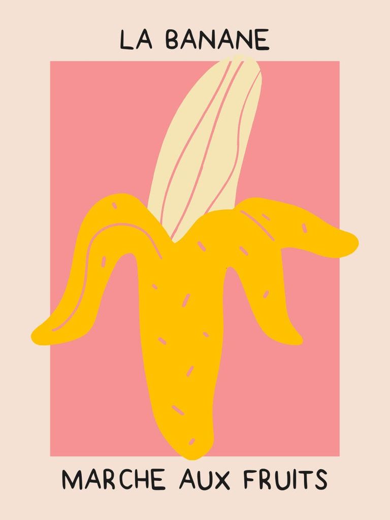 Poster - La Banane 30x40 - Dear Sam