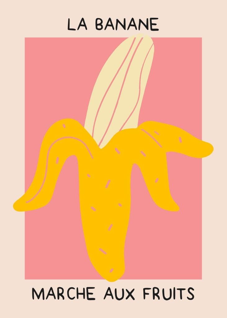 Dear Sam Poster, La Banane 50x70