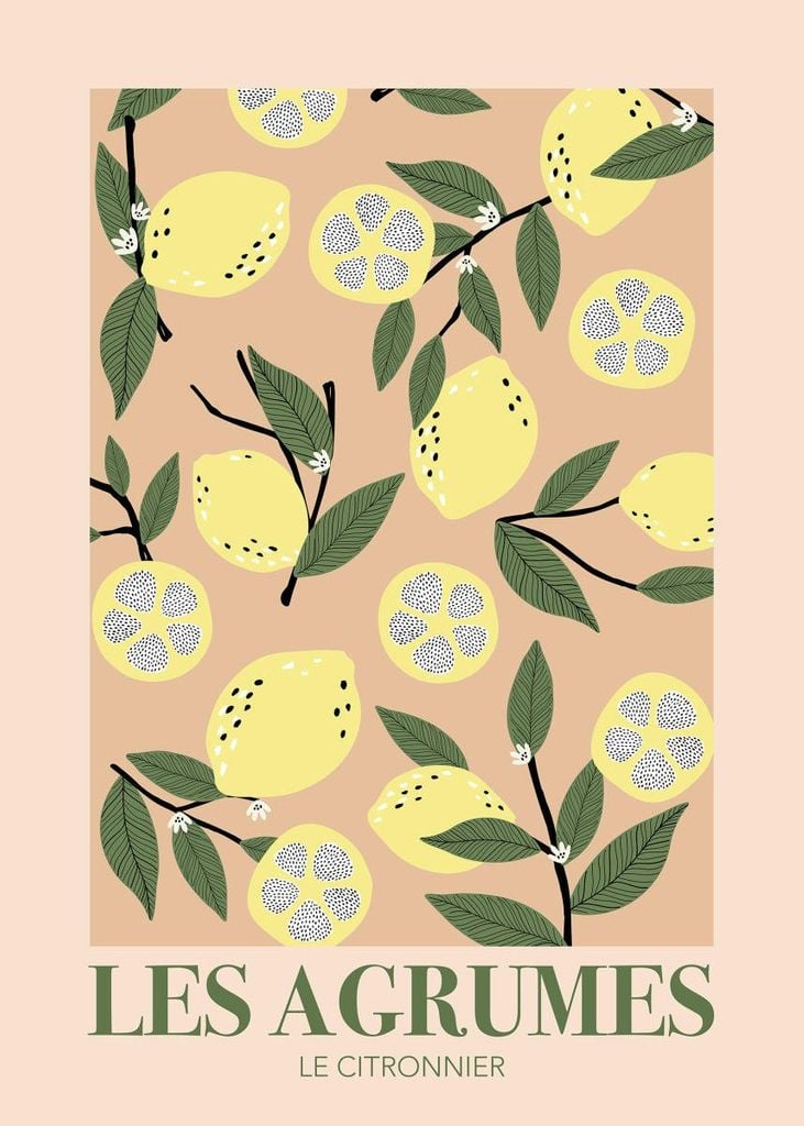 Poster - Le Citronnier 50x70 - Dear Sam