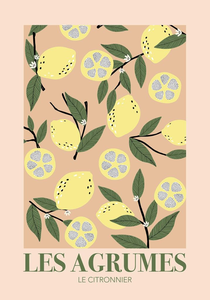 Poster - Le Citronnier 70x100 - Dear Sam