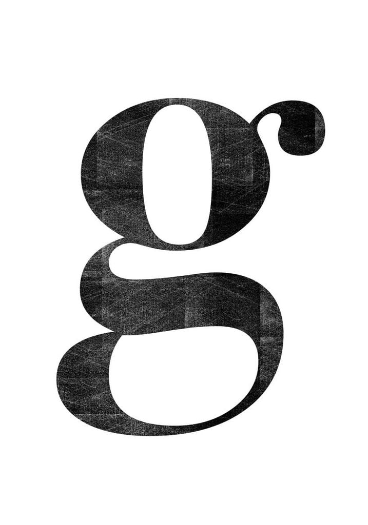 Poster - Letter G 70x100 - Dear Sam