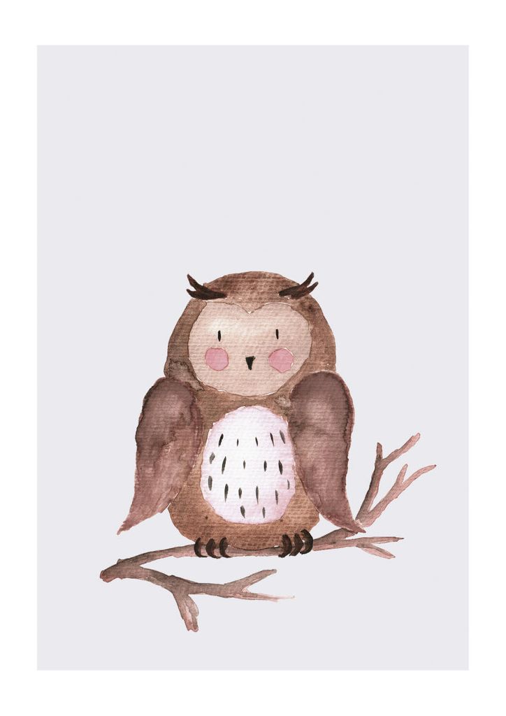 Poster - Lil Owl 21x30 - Dear Sam