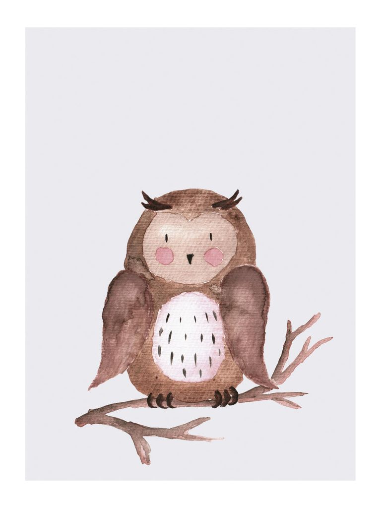 Poster - Lil Owl 30x40 - Dear Sam