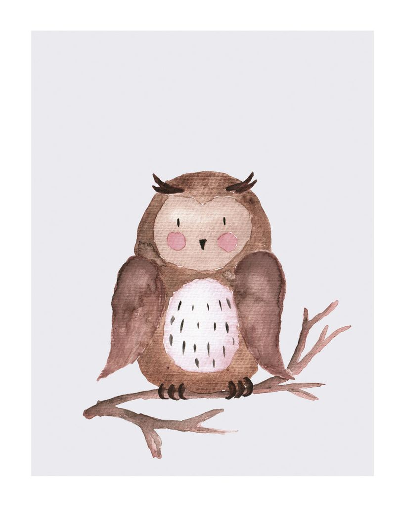 Poster - Lil Owl 40x50 - Dear Sam