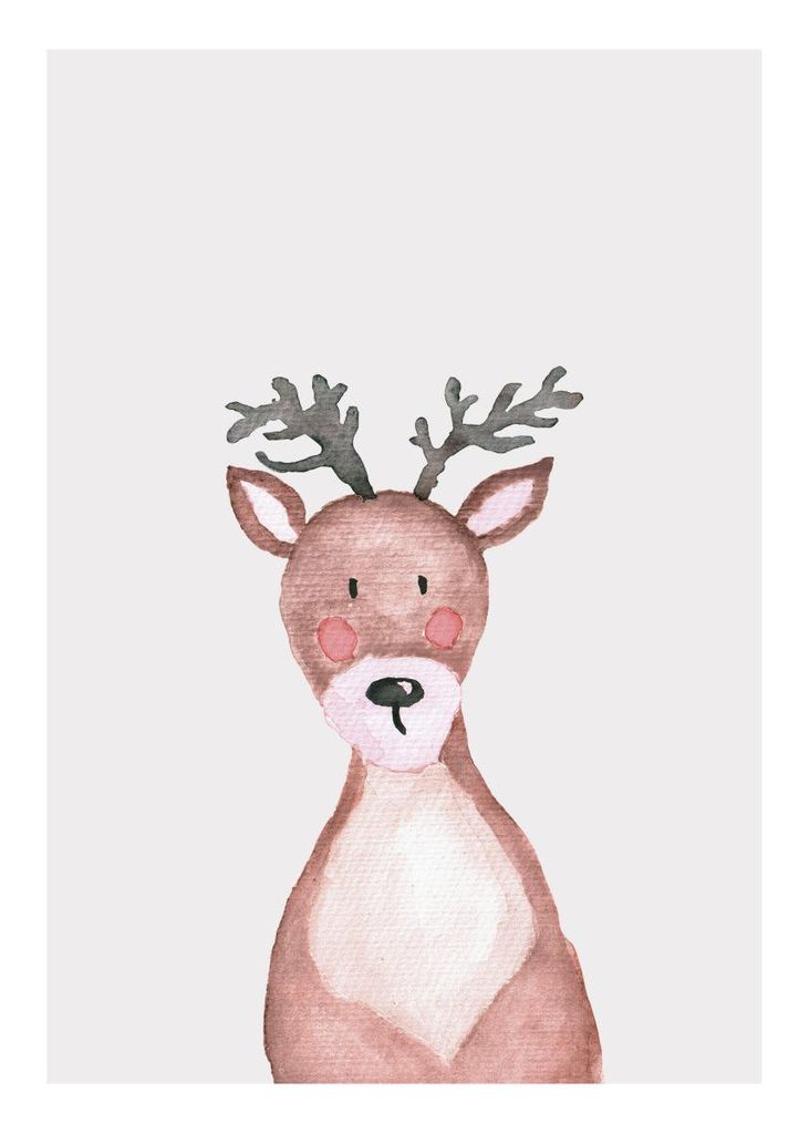 Poster - Lil Winter Deer 50x70 - Dear Sam