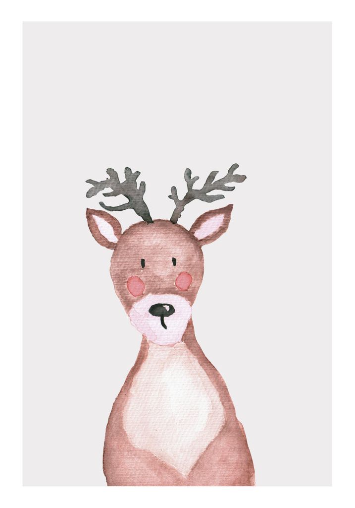 Poster - Lil Winter Deer 70x100 - Dear Sam