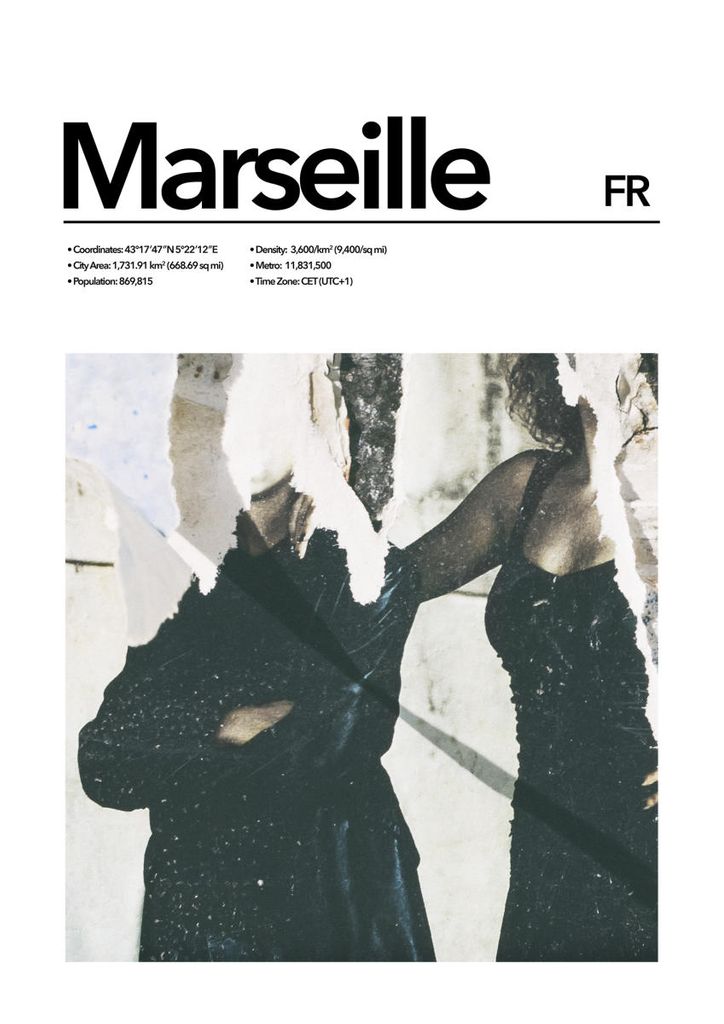 Poster - Marseille Abstract 21x30 - Dear Sam