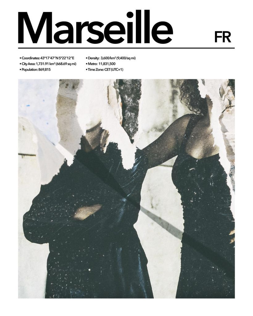 Poster - Marseille Abstract 40x50 - Dear Sam