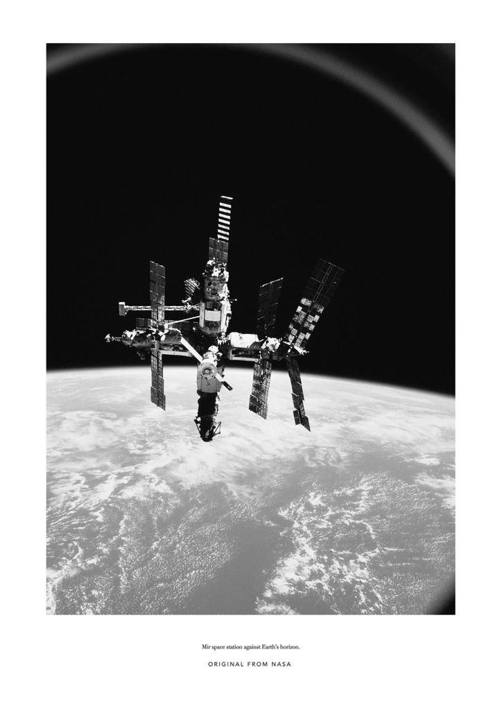 Plakat - Mir Space Station 21x30 - Dear Sam