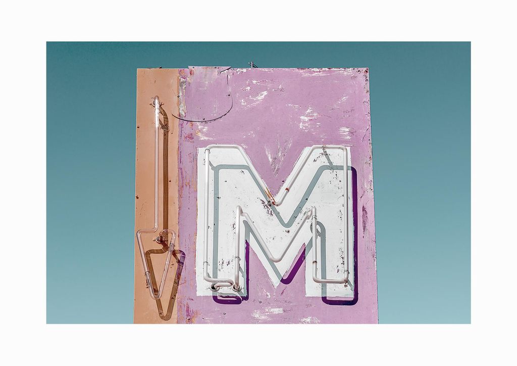 Plakat - Motel Sign 30x21 - Dear Sam
