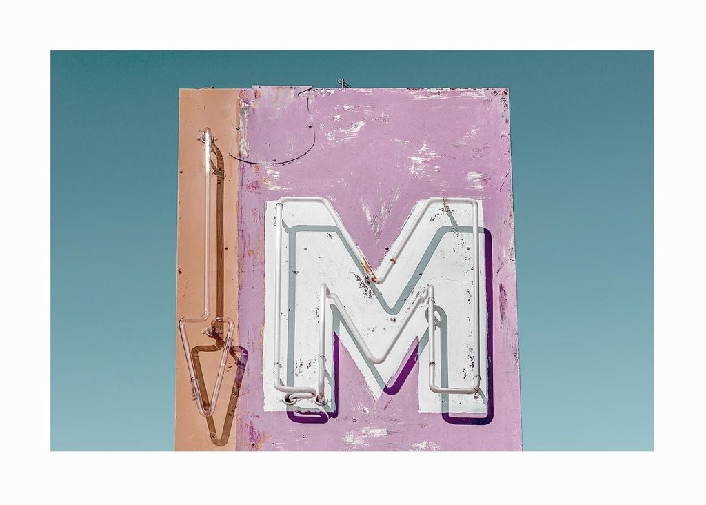 Poster - Motel Sign 70x50 - Dear Sam