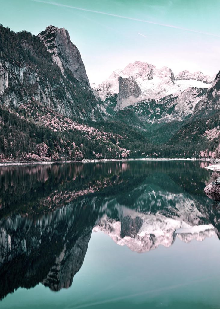 Poster - Mountain Reflection 50x70 - Dear Sam