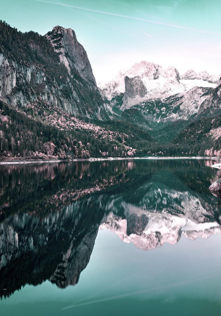 Poster - Mountain Reflection 70x100 - Dear Sam
