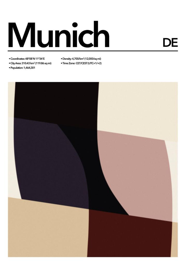 Poster - Munich Abstract 70x100 - Dear Sam