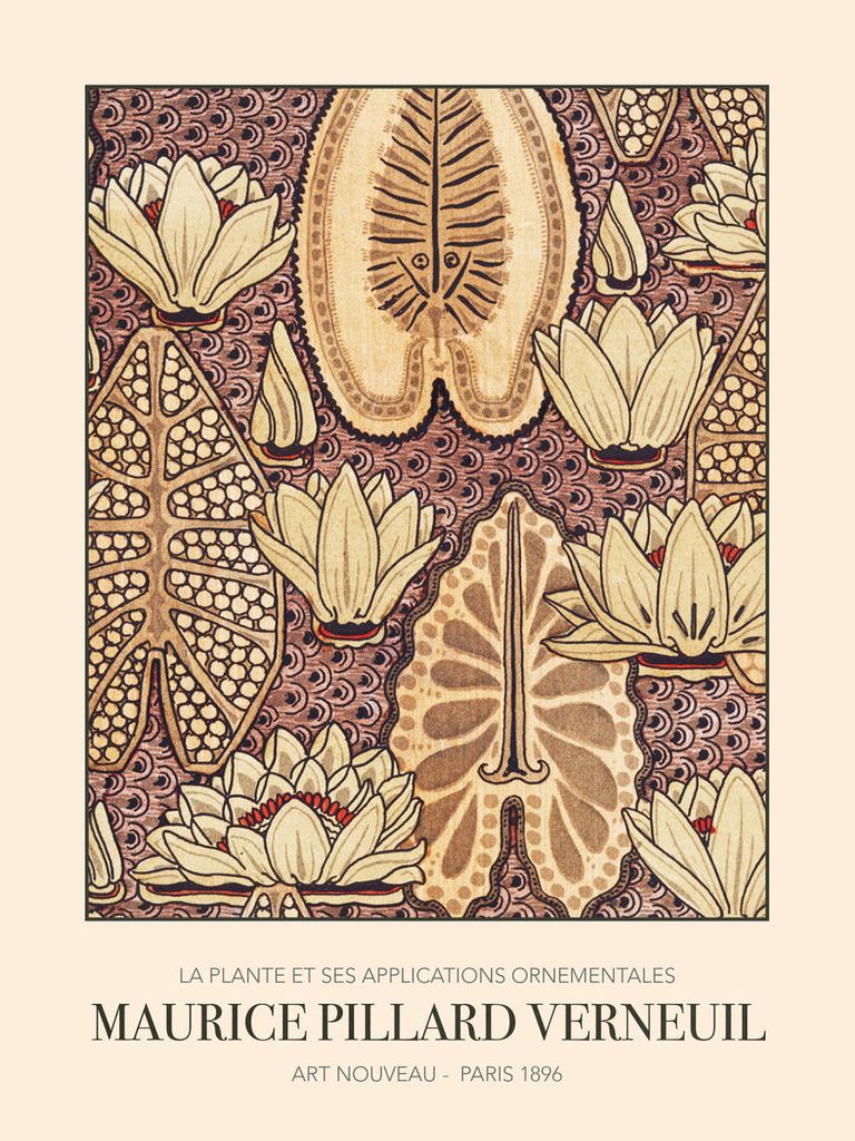 Plakat - Nenuphar By Maurice Pillard Verneuil 30x40 - Dear Sam