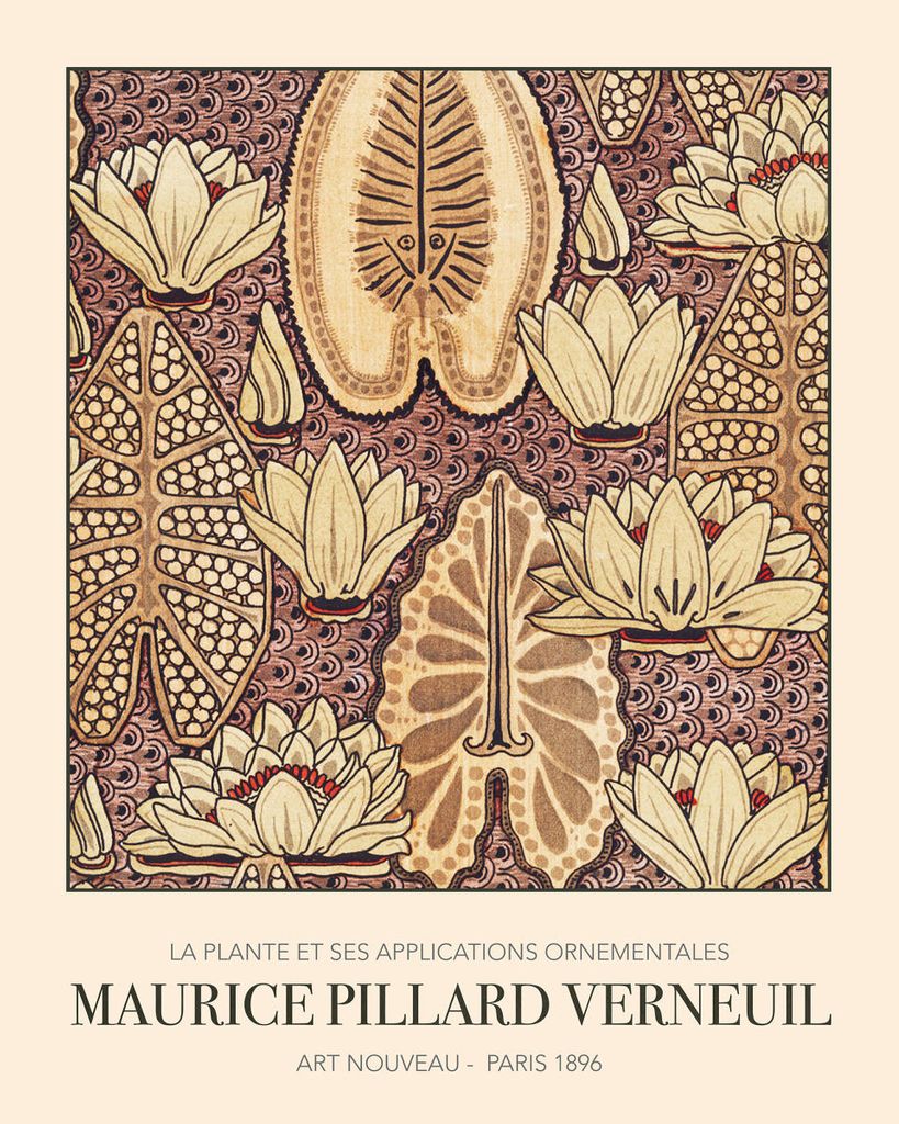 Plakat - Nenuphar By Maurice Pillard Verneuil 40x50 - Dear Sam
